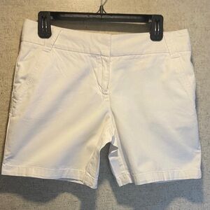 J. Crew Women's Classic White Shorts